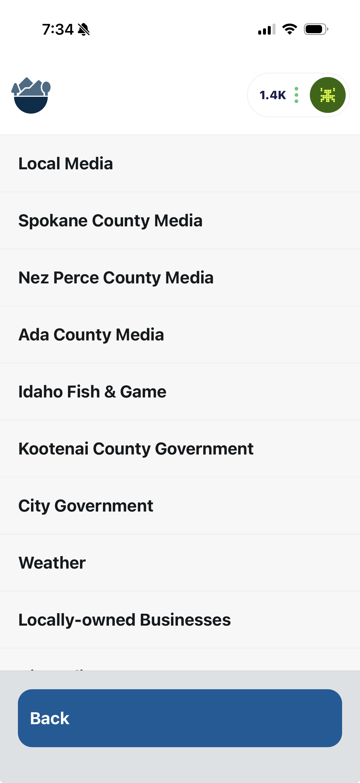 ReadOut app home screenshot